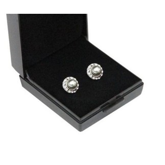 Boucles d'oreilles: Swarovski Crystal- Platin – Équitation