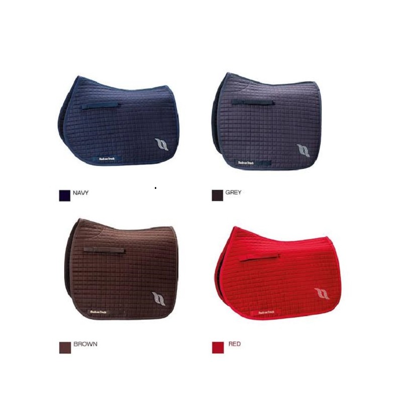 Back On Track: Tapis de selle dressage broderie – Gris