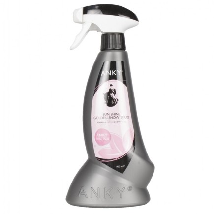 Anky: Sun shine show spray 500ml – Dorado – Toilettage de concours – Équitation