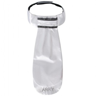 Anky: Plastron Fancy – Blanc – Plastrons-jabots-cravates – Équitation