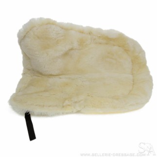 Equest: Amorstisseur mouton Helen Langehanenberg – Beige – Amortisseurs de dos – Équitation