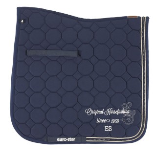 Euro-star: tapis selle Crystal – Noir – Tapis de selles – Équitation