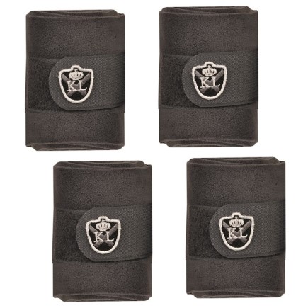 Kingsland Dressage: Bandages Marseille( set 4) – Noir – Équitation