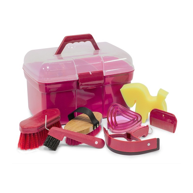 Petit coffre de pansage complet – Vert