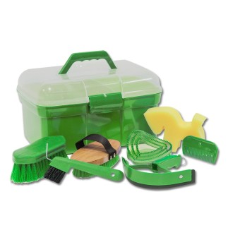 Petit coffre de pansage complet – Vert