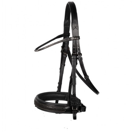 Anky: Sensation Double bride Noir – Cob – Les brides d'autres marques – Équitation