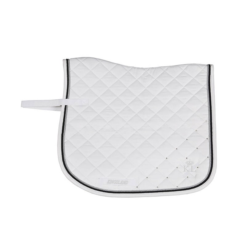 Kingsland: Tapis de selle DR Minni -strass – Noir