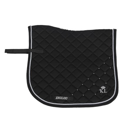 Kingsland: Tapis de selle DR Minni -strass – Noir