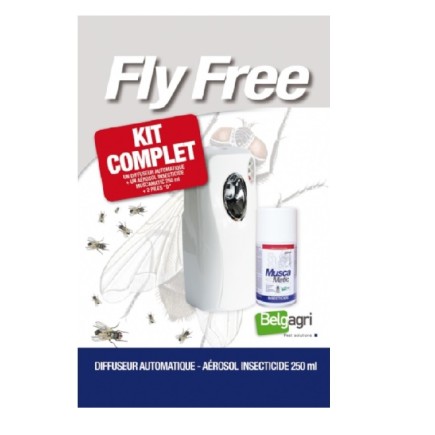 BelgAgri: Fly Free Kit Complet – Anti mouches – Équitation