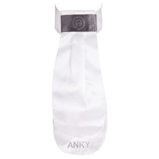 Anky: Plastron Contrast Bl/Wh – Blanc/blanc – Plastrons-jabots-cravates – Équitation
