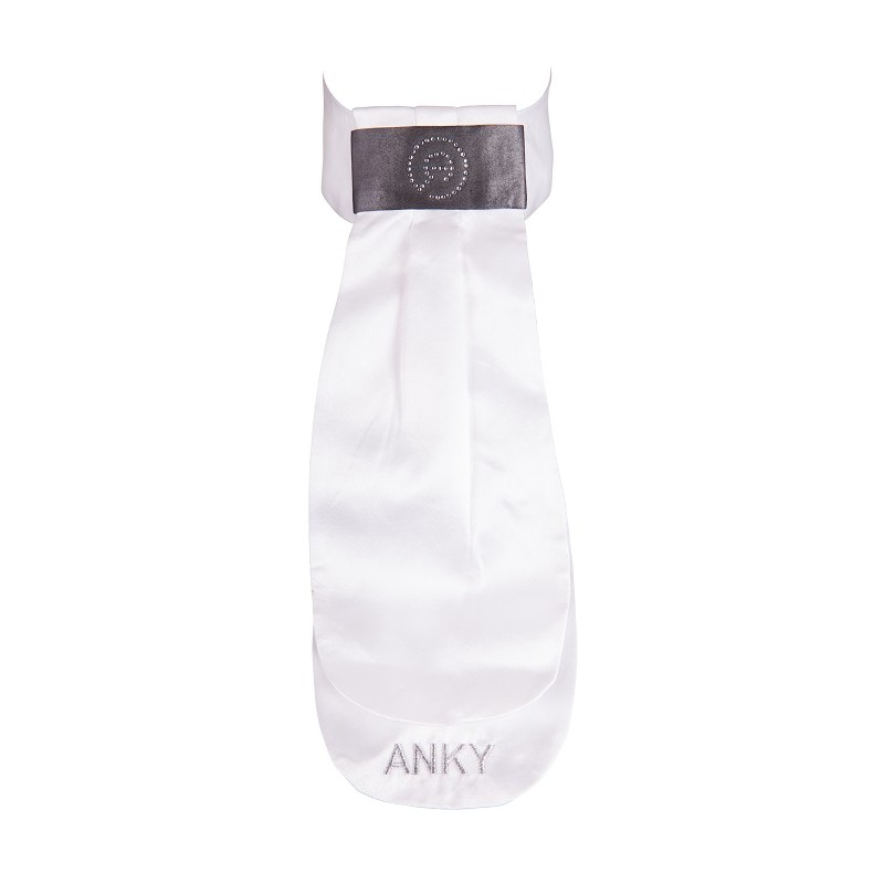 Anky: Plastron Contrast Bl/Wh – Blanc/blanc