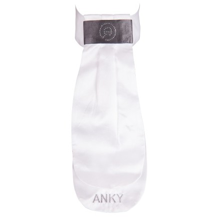 Anky: Plastron Contrast Bl/Wh – Blanc/blanc – Plastrons-jabots-cravates – Équitation