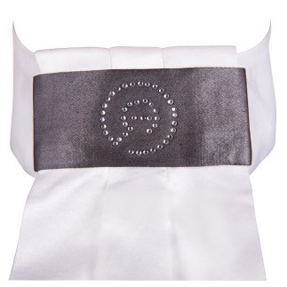 Anky: Plastron Contrast Bl/Wh – Blanc/blanc