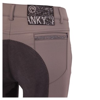 Anky: Pantalon Elegance fond peau – 38, Graphite – Pantalons d'équitation dame – Équitation