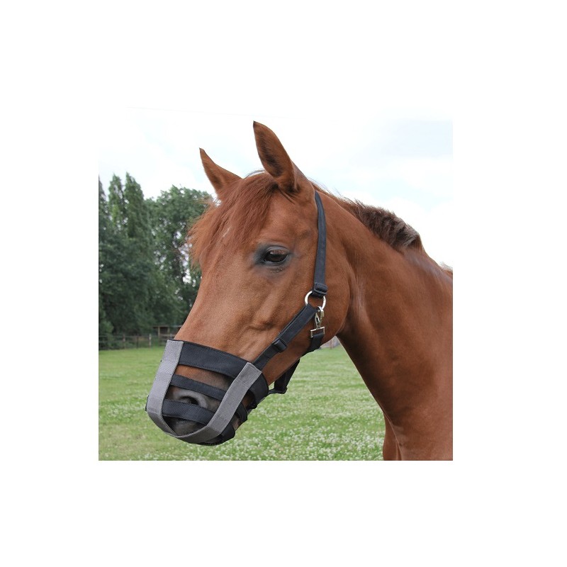 Waldhausen: Muselière textile – Full, Noir Waldhausen: Muselière textile – Full, Noir