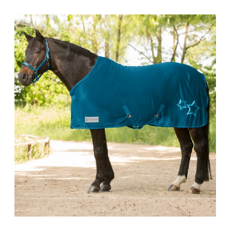 Waldhausen : couverture anti-mouche – Bleu Waldhausen : couverture anti-mouche – Bleu