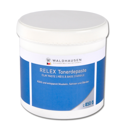 Pâte à base d'argile verte Relex – Soin des membres – Équitation